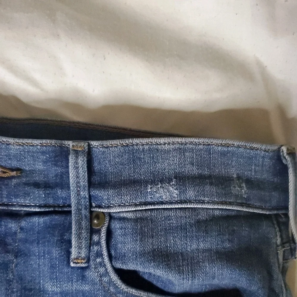 True Religion Sz 27 Blue Denim Straight Leg Womens Jeans - Picture 6 of 10